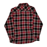 Dickies Checked Flannel Shirt - Medium Black Cotton