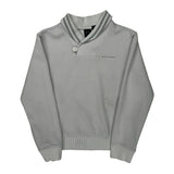 Armani Exchange Collared Jumper - Small Grey Cotton