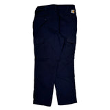 Carhartt Cargo Pants - 32W 30L Navy Cotton