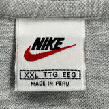 Nike Polo Shirt - 2XL Grey Cotton