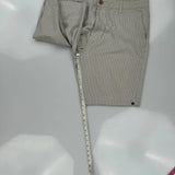 Quiksilver Checked Chino Shorts - 38W 9L Grey Cotton