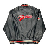 Georgetown Raiders Roots Athletics Varsity Jacket - XL Black Leather