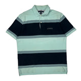 Tommy Hilfiger Striped Polo Shirt - XL Blue Cotton