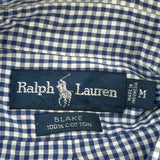 Blake Shirt Ralph Lauren Checked Shirt - Medium Blue Cotton