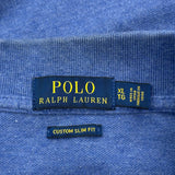 Polo By Ralph Lauren Slim Fit Polo Shirt - XL Blue Cotton