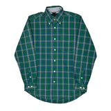 Tommy Hilfiger Checked Shirt - Small Green Cotton