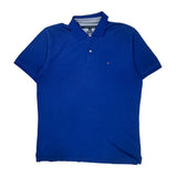 Tommy Hilfiger Slim Fit Polo Shirt - XL Blue Cotton