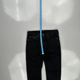 510 Levis Skinny Jeans - 29W UK 10 Black Cotton