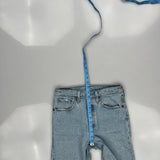 501 Levis Jeans - 28W 27L Light Wash Denim