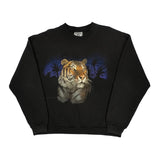 Made In USA Lee Sweatshirt - Large Black Cotton Blend
