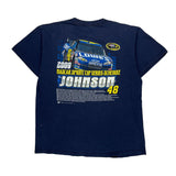 Johnson 48 Winners Circle Nascar T-Shirt - Large Navy Cotton