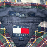Tommy Hilfiger Checked Flannel Shirt - XL Multicoloured Cotton