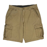 Wrangler Cargo Shorts - 32W 10L Beige Cotton