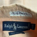 Ralph Lauren Shirt - XL Pink Cotton