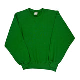 90S Blank Soffe Sweatshirt - Small Green Cotton