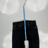501 Levis Jeans - 32W 29L Black Cotton