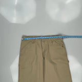 Wrangler Carpenter Trousers - 34W 32L Khaki Cotton