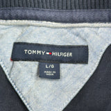 Tommy Hilfiger 1/4 Zip - Large Navy Cotton