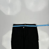 Cat Cargo Pants - 33W 29L Black Cotton