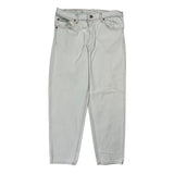 Levis Jeans - 34W 27L White Cotton