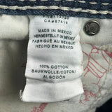 True Religion Contrast Stitch Jeans - 38W 31L Dark Wash Cotton