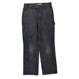 Carhartt Double Knee Carpenter Pants - 29W 29L Gray Cotton