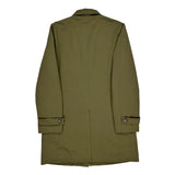 Burberry Overcoat - Large Green Polyester Blend