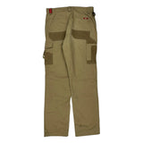 Unbranded Double Knee Cargo Trousers - 33W 32L Khaki Cotton
