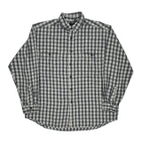Levis Checked Flannel Shirt - XL Blue Cotton