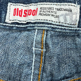 Old Skool Baggy Denim Shorts - 30W 11L Blue Denim