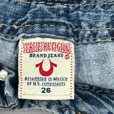 True Religion Denim Shorts - 28W US 4 Blue Denim