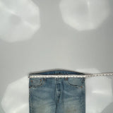 501 Levis Jeans - 36W 31L Light Wash Cotton