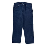 Dickies Carpenter Pants - 36W 32L Blue Cotton