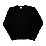 Russell Athletic Sweatshirt - XL Black Cotton