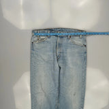 Made In USA Levis Jeans - 35W 30L Light Wash Cotton
