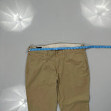 Banana Republic Chinos - 36W 32L Beige Cotton