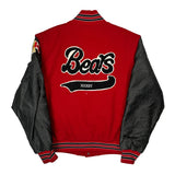 Fond Du Lac Bears Hockey Rennoc College Varsity Jacket - Large Red Wool Blend