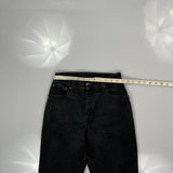 550 Levis Jeans - 26W UK 6 Black Cotton