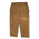Carhartt Carpenter Trousers - 38W 30L Brown Cotton