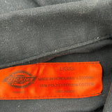 Dickies Short Sleeve Shirt - Large Black Polyester Blend