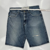 Avirex Denim Shorts - 34W 11L Blue Cotton