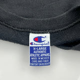 Champion Sweatshirt - XL Black Cotton Blend