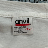 Rattling The Paradigm Anvil T-Shirt - XL White Cotton