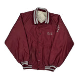 E.A.C. Unbranded Varsity Jacket - XL Burgundy Polyester