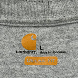 Carhartt T-Shirt - Large Gray Cotton