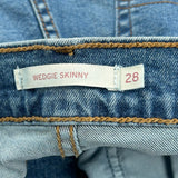 Levis Denim Shorts - 26W UK 6 Blue Denim