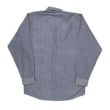 Ralph Lauren Striped Shirt - Large Blue Cotton
