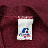 Russell Athletic Sweatshirt - XL Burgundy Cotton