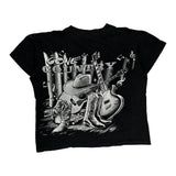 Gone Country Unbranded Single Stitch T-Shirt - XL Black Cotton