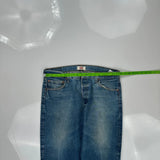501 Levis Jeans - 38W 30L Blue Cotton